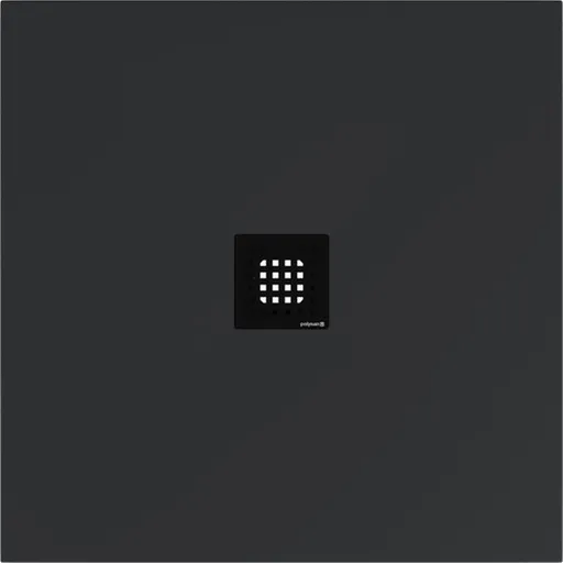 Polysan Flexia sprchová vanička štvorcová 90x90 cm liaty mramor antracit 71546.51