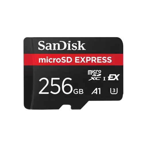 SanDisk micro SDXC karta 256 GB Express (880/650 MB/s, A1, UHS-I, U3)