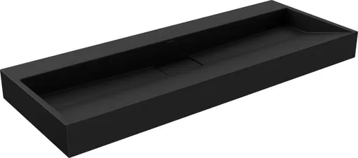 MEXEN - Ava umývadlo na dosku liaty mramor B/O 120 x 46, čierna 23011270