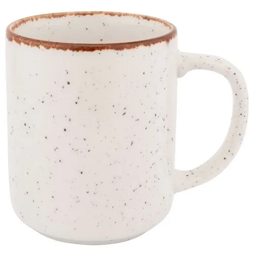 Altom Porcelánový hrnček Reactive Ivory, 400 ml