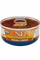 N&D CAT PUMPKIN Adult Zverina a tekvica 70g 1 + 1 Zadarmo