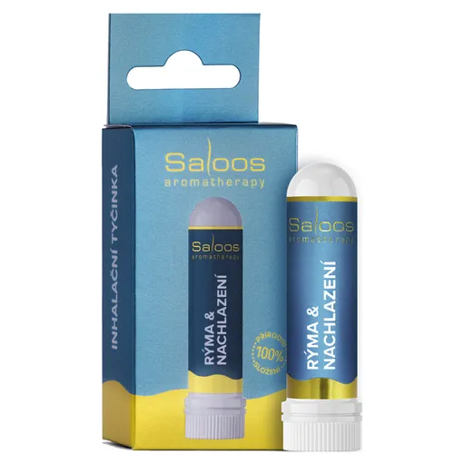 SALOOS Inhalačná tyčinka Nádcha a Prechladnutie 1 kus