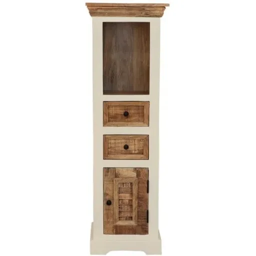 Skrinka do kúpeľne Agni 40x130x35 cm z masívu mango AGNI-SM