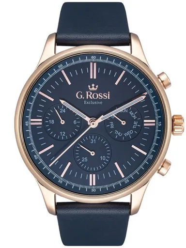 HODINNICE G. ROSSI - E-10602A2-6F3 - EXKLUZÍVNE (zg278f) + KRABIČKA