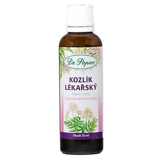 DR.POPOV Kvapky bylinné valeriána lekárska 50 ml