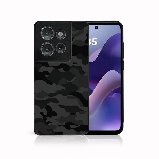 MY ART Ochranný kryt pre Motorola Moto G56 5G BLACK CAMO (234)