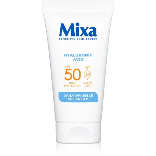 Mixa Daily Invisible SPF Cream hydratačný denný krém SPF 50 50 ml