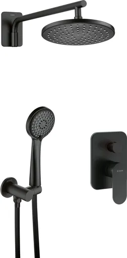 DEANTE DEANTE - Alpinia Podomietkový sprchový set, čierna NAC_N9ER