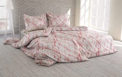 Polášek Krepové obliečky Abstrakcia - Červená | 70 x 90 cm