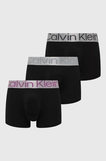 Boxerky Calvin Klein Underwear 3-pak pánske,čierna farba,000NB3074A