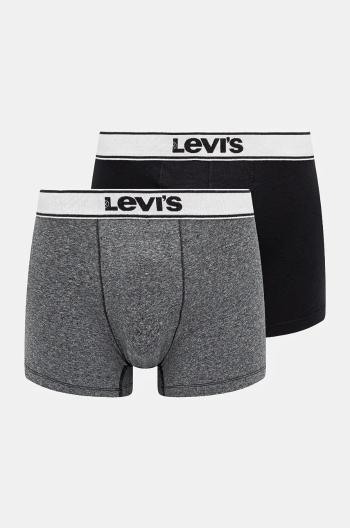 Boxerky Levi's 2-pak pánske, čierna farba, 37149-0959