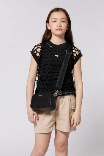 Detské krátke nohavice Dkny béžová farba, jednofarebné, D62268
