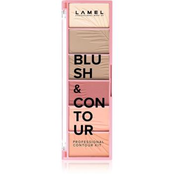 LAMEL Blush & Contour kontúrovacia paletka tváreniek 16 g