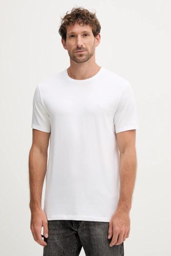 Tričko Calvin Klein pánske, biela farba, jednofarebné, LV04LC240G