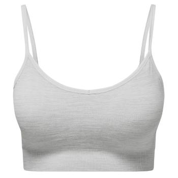 TriDri® Bezšvová športová podprsenka 3D Fit - Ľadovo sivý melír | XS