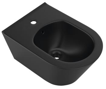 SAPHO - AVVA bidet závesný 35,5x53 cm, čierna matná 100324-110