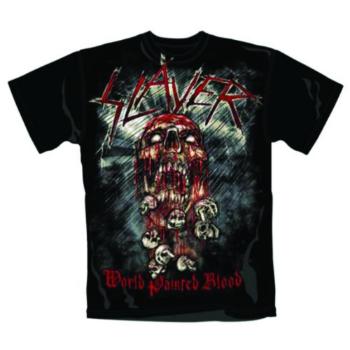 Slayer tričko World Painted Blood Skull  one_size