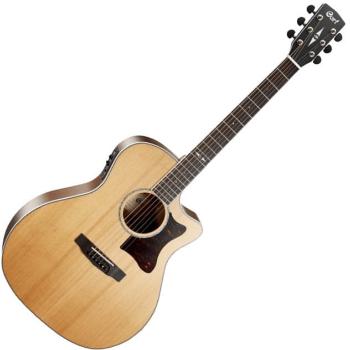 Cort GA5F-BW-NS Natural Satin Elektroakustická gitara Jumbo