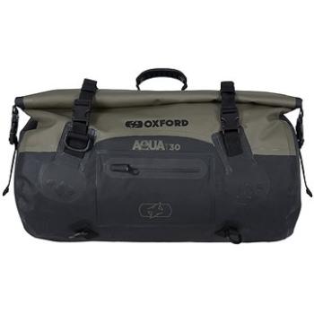 OXFORD Vodotesný vak Aqua T-30 Roll Bag  (khaki/čierny objem 30 l) (M006-294)