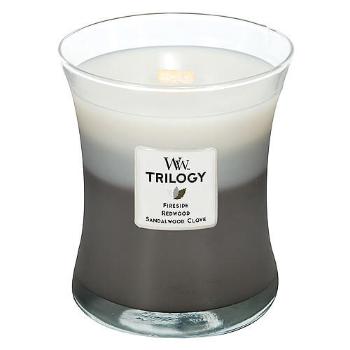 WoodWick Vonná sviečka váza Trilogy Warm Woods 275 g