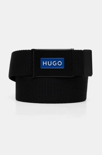 Opasok Hugo Blue pánsky, čierna farba, 50537355