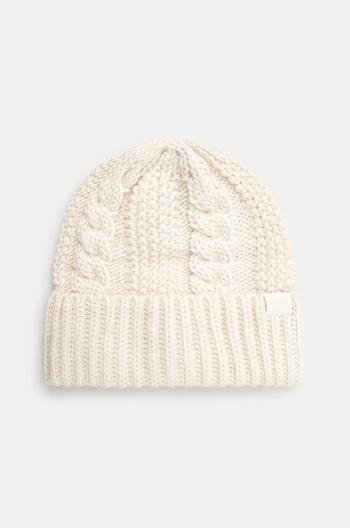 Čiapka The North Face Oh Mega Beanie béžová farba, z hrubej pleteniny, NF0A7WJJQLI1