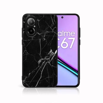 MY ART Ochranný kryt pre Realme C67 BLACK MARBLE (142)