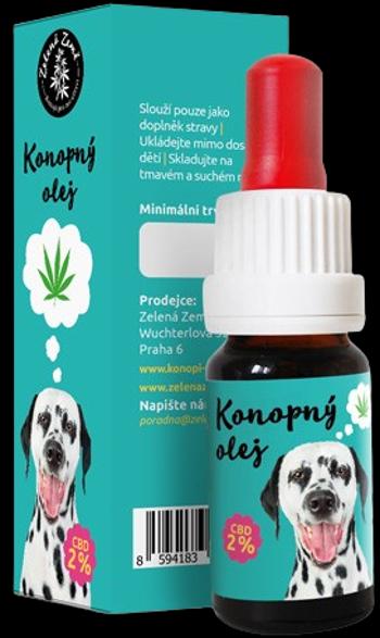 ZELENÁ ZEMĚ CBD olej pre zvieratá 2% 10 ml