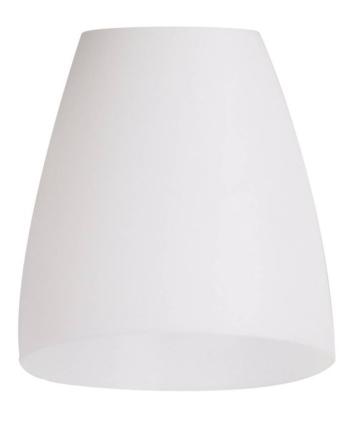 Biele plastové tienidlo E14 pre lampy Ursella