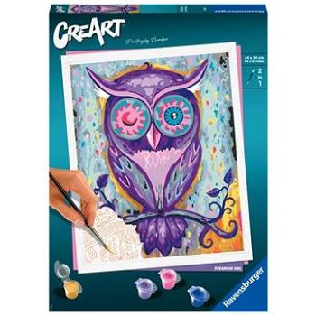Ravensburger Kreatívne a výtvarné hračky 202003 CreArt Spiaca sova (4005556202003)