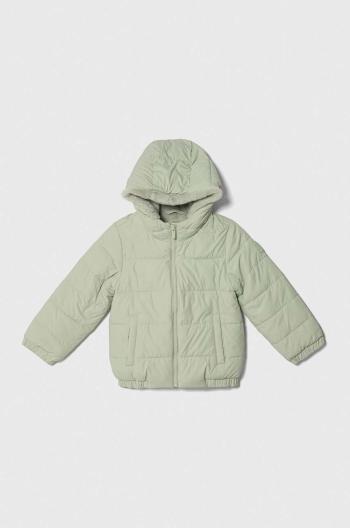 Detská bunda Abercrombie & Fitch zelená farba