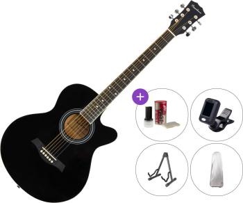 Pasadena SG026C-38 SET Black Akustická gitara Jumbo