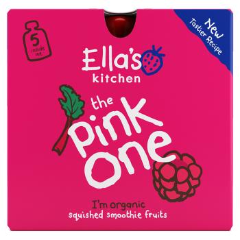 ELLA'S KITCHEN PINK ONE ovocné smoothie s dračím ovocím BIO 90 g x 5 kusov