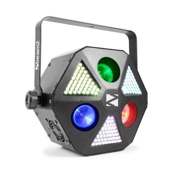 Beamz MadMan, LED reflektor, 132 RGB SMD LED svetiel, DMX alebo samostatný režim