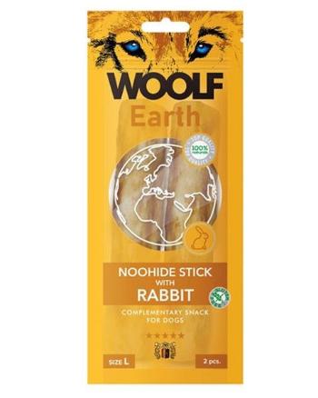 Woolf Earth Noohide Sticks with Rabbit L 85 g