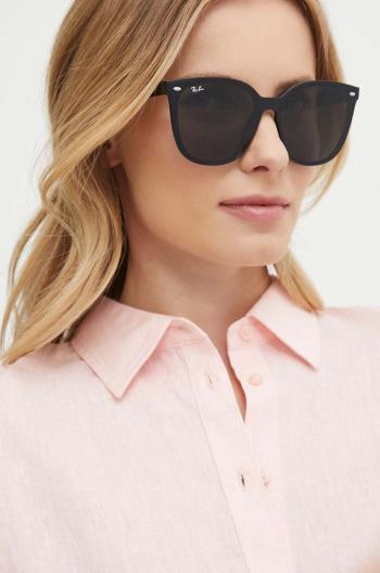 Slnečné okuliare Ray-Ban čierna farba, 0RB4423D,