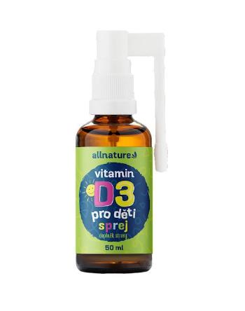 Allnature Vitamin D3 pro děti sprej 50 ml