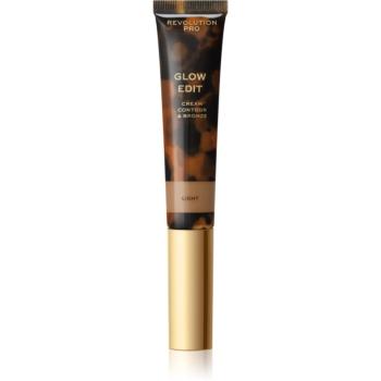 Revolution PRO Glow Edit tekutý bronzer odtieň Light 15 ml