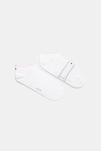 Ponožky Tommy Hilfiger 2-pak dámske, biela farba, 701232978