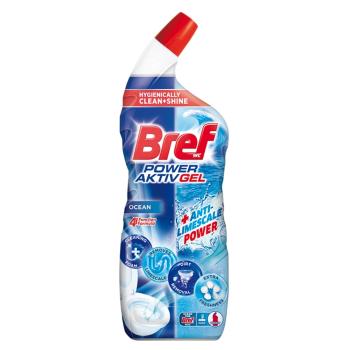 BREF Power Aktív gél WC čistič Ocean 700 ml