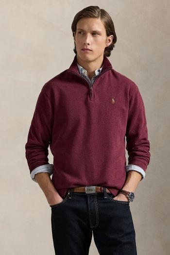 Bavlnená mikina Polo Ralph Lauren šedá farba, 710671929