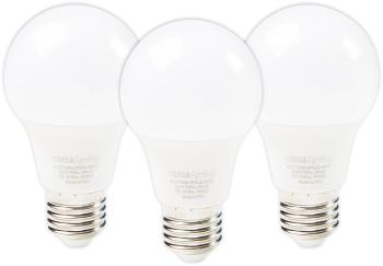 LED izzó TESLA LED BULB E27, 9 W,  806 lm, 3000 K, meleg fehér, 3 db