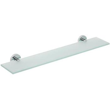 SAPHO X-ROUND E sklenená polička, 600 × 130 mm, chróm (XR609)