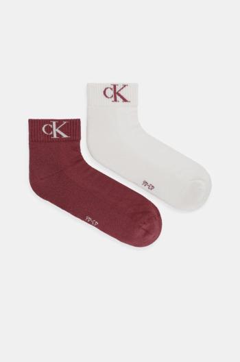 Ponožky Calvin Klein Jeans 2-pak pánske, béžová farba, 701228805