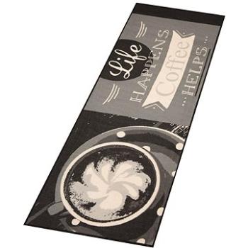 Behúň Life happens Coffee helps 67×180 Vibe 103489 grey 67×180 cm (260865-62387)