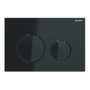 GEBERIT - Sigma21 Ovládacie tlačidlo splachovania, čierna/čierny chróm 115.651.SJ.1
