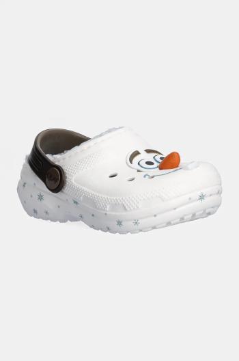 Šľapky Crocs CLASSIC FROZEN OLAF CLOG biela farba, 210236