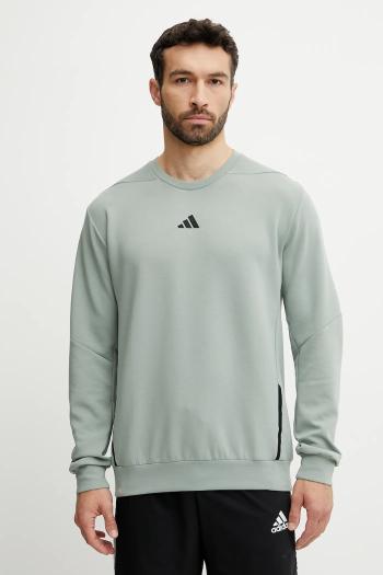 Tréningová mikina adidas Performance Designed for Training zelená farba, jednofarebná, JI8166