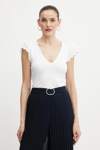 Tričko Guess DAHLIA dámske, biela farba, W5GP56 KCV52