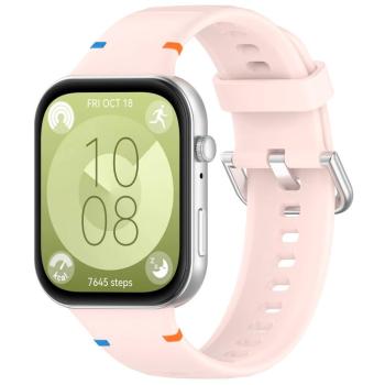 WAVY Silikónový remienok pre Huawei Watch Fit 4 / Fit 4 Pro ružový